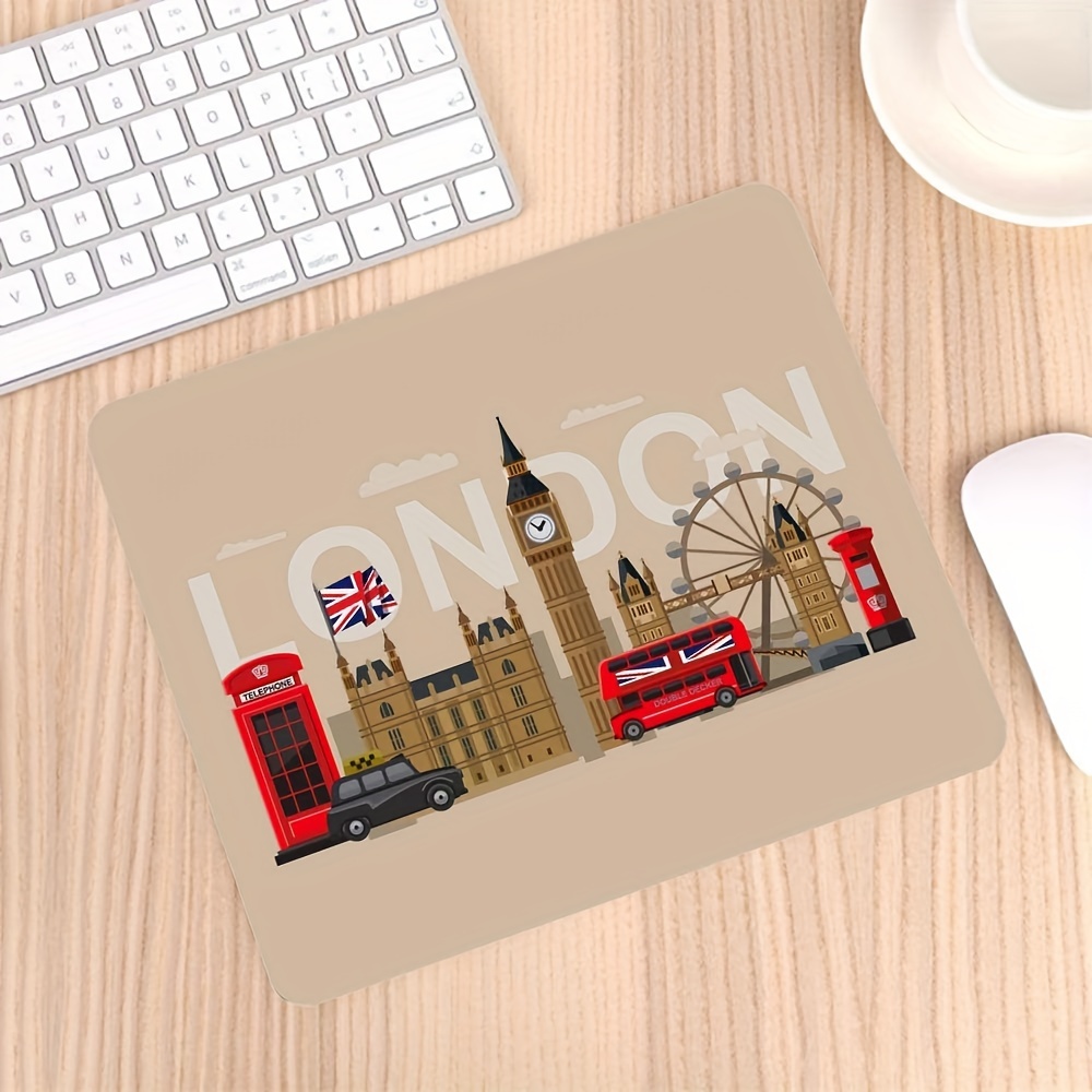 Gaming Accessories London - Alfombrilla de ratón de goma con