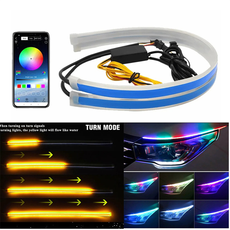 Rgb Hub Sync - 1 Par de Tiras LED RGB
