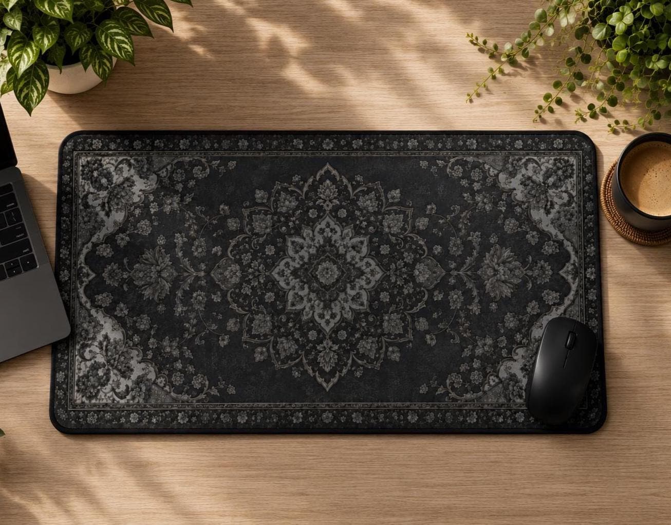 Alfombrilla de escritorio negr - Gaming Accessories Pc Setup reseña y precio