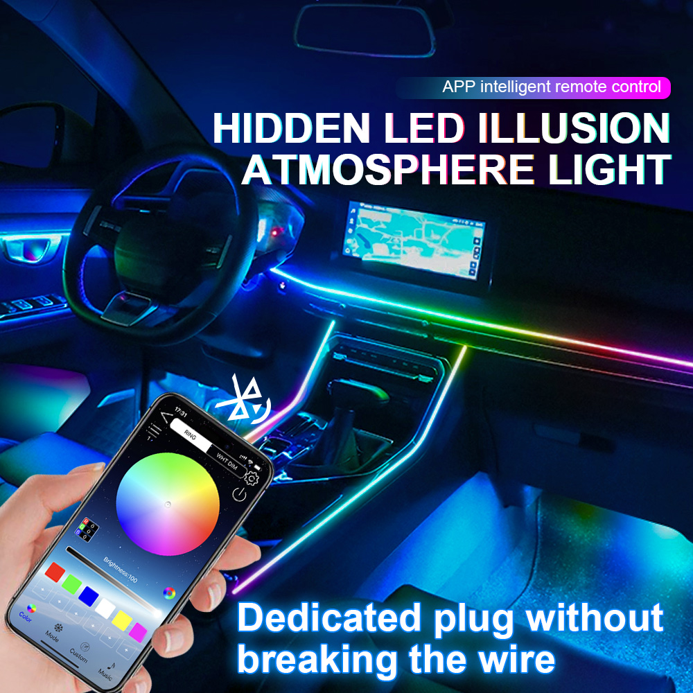 Luz ambiental LED RGB 6/10/14/ - Rgb Hub Sync reseña y precio