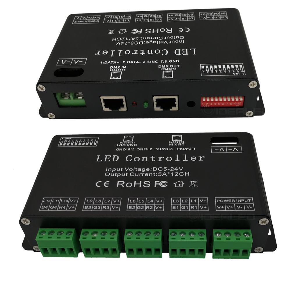 Decodificador DMX de 12 canale - Rgb Hub Sync reseña y precio