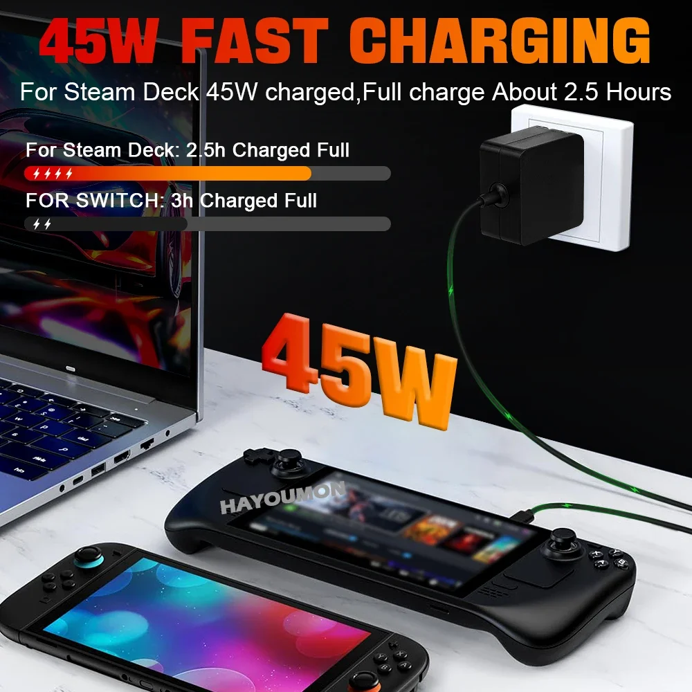 Cargador Rápido de 45W con Enc - Gaming Accessories Uk reseña y precio